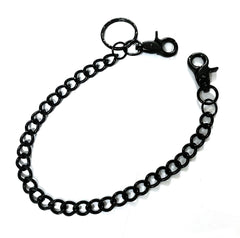 Cool Black Mens Biker Wallet Chain Punk Pants Chain Long Black Wallet Chain For Men