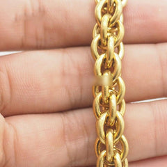 Pure Brass Skull  Rock 18'' Wallet Chain Punk Trucker Wallet Chain jeans chain jean chain for Men