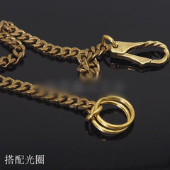 Cool Brass 18‘’ Biker Wallet Chain Key Chain Wallet Chain Pants Chain For Men