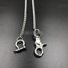 Silver Stainless Steel Cool 19'' Rock Wallet Chain Pants Chain jeans chain jean chain for Men
