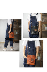 Vintage Tan Handmade LEATHER MEN'S Side BAG Courier Bag MESSENGER BAG Black Leather Postman BAG FOR MEN