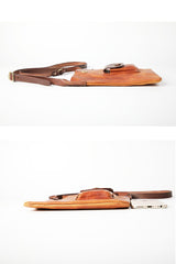 Vintage Tan Handmade LEATHER MEN'S Side BAG Courier Bag MESSENGER BAG Black Leather Postman BAG FOR MEN