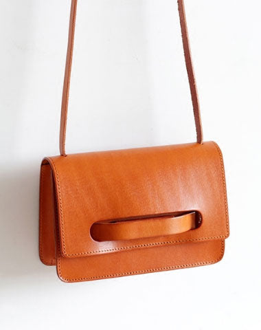 Handmade Leather bag purse cute for women leather shoulder bag crossbody bag - EverHandmade
