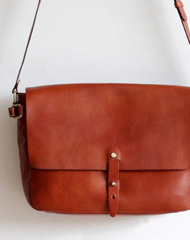 Handmade Leather bag for women leather shoulder bag crossbody bag messenger bag - EverHandmade