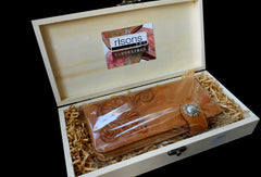 Handcraft vintage handmade carved floral leather long wallet for women ladys - EverHandmade