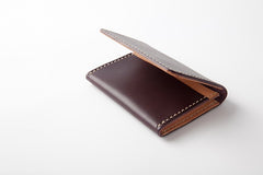 Handmade Leather Womens Small Card Wallet Front Pocket Wallet Card Holder for Women