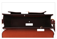 Red Leather Womens Shoulder Bag Purse Crossbody Bag For Women