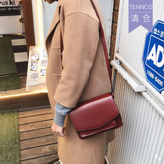 Red Leather Womens Shoulder Bag Purse Crossbody Bag For Women