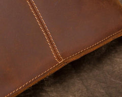 Retro Brown LEATHER MENS FANNY PACK FOR MEN BUMBAG Vintage WAIST BAGS