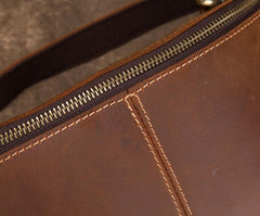 Retro Brown LEATHER MENS FANNY PACK FOR MEN BUMBAG Vintage WAIST BAGS