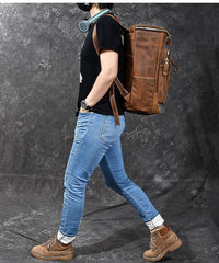 Retro Brown Leather Men 14