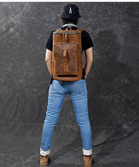 Retro Brown Leather Men 14