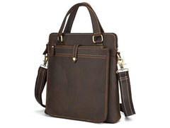 Retro Leather Men Vintage Briefcase Handbags Shoulder Bags Business Bag For Men