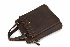 Retro Leather Men Vintage Briefcase Handbags Shoulder Bags Business Bag For Men