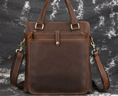 Retro Leather Men Vintage Briefcase Handbags Shoulder Bags Business Bag For Men