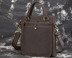 Retro Leather Men Vintage Briefcase Handbags Shoulder Bags Business Bag For Men