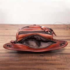 Cool Leather Men's Belt Pouch Waist Bag Small Side Bag Drop Leg Bag For Men