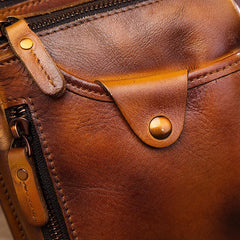 Cool Leather Men's Belt Pouch Waist Bag Small Side Bag Drop Leg Bag For Men