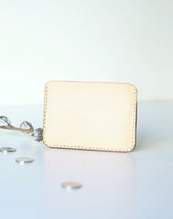 Handmade leather card slot small wallet purse coin wallet purse mini women