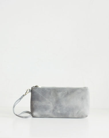 Handmade leather zip phone clutch wallet Wristlet wallet purse clutch women - EverHandmade