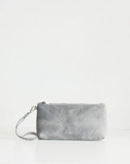 Handmade leather zip phone clutch wallet Wristlet wallet purse clutch women