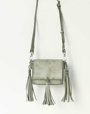 Handmade leather green purse phone bag shoulder bag cossbody bag purse women - EverHandmade