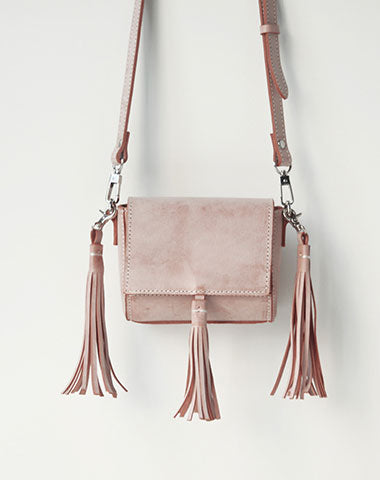 Handmade leather beige purse phone bag shoulder bag cossbody bag purse women - EverHandmade