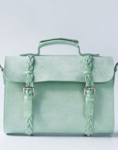 Handmade leather purse satchel bag shoulder bag cossbody bag purse women - EverHandmade