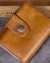 Genuine Leather Wallet billfold Wallet Vintage Wallet Purse Fo Women - EverHandmade