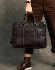 Coffee Leather Mens 15