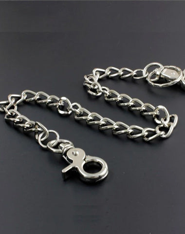 Silver Wallet Chain Cool Punk Rock Biker Trucker Wallet Chain Trucker Wallet Chain for Men