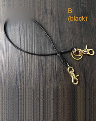 Handmade Leather Cool Punk Rock Wallet Chain Biker Trucker Wallet Chain Trucker Wallet Chain for Men