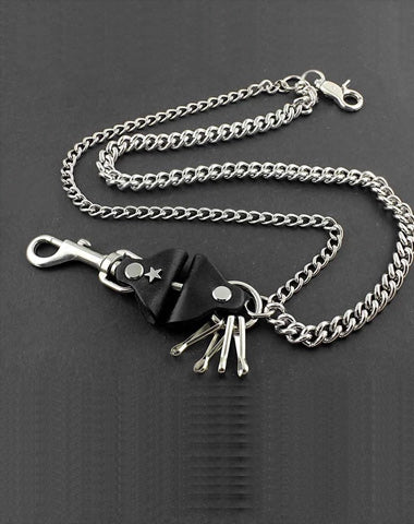 Solid Stainless Steel Wallet Chain Cool Punk Rock Biker Trucker Wallet Chain Trucker Wallet Chain for Men