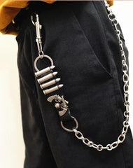 Badass Punk Bullet Mens Pants Chain Long Wallet Chain Fashion  Key Chain For Men