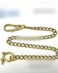 Fashion Pure Brass 18'' Wallet Chain Biker Wallet Chain Pants Chain for Men