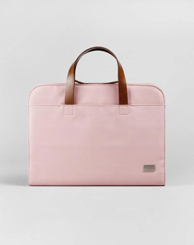 Fashion Oxford Cloth PVC Women Pink Briefcase Business Computer Handbag For Women