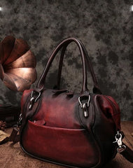 Red Vintage Leather 13