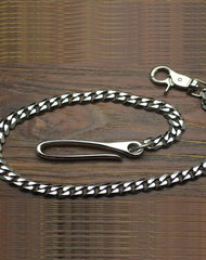 Cool Men's Stainless Steel Silver Long 21‘’ Pants Chain Biker Wallet Chain For Men