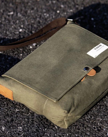 Cool Canvas Mens 11‘’ 13‘’ Mac Pro Air Side Bag Shoulder Bag Messenger Bag for Men