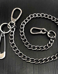 Cool Silver Mens STAINLESS STEEL Pants Chain Fashion Womens jeans chain jean chain Wallet Chain For Men
