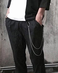 Fashion Men's Women's Beaded Stainless Steel jeans chain jean chain Long Pants Chain Biker Wallet Chain For Men