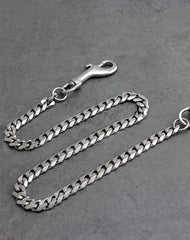 Cool Silver Mens Long Biker Wallet Chain Pants Chain STAINLESS STEEL jeans chain jean chain For Men