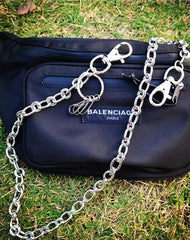 Cool Silver Street Style Pants Chain Key Chain Long Biker Wallet Chain For Men