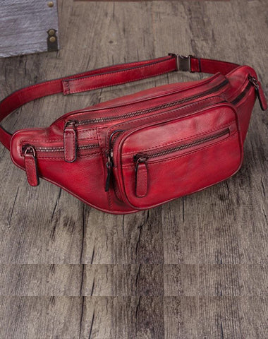 Red bum bag womens sale