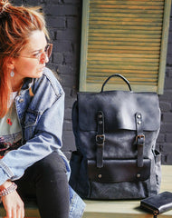 Cool Canvas Leather Womens Mens 15