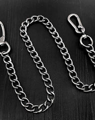 Cool Silver Mens STAINLESS STEEL Pants Chain Wallet Chain Long Biker Wallet CHain For Men