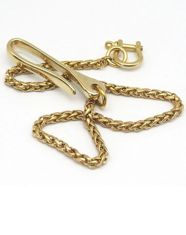 Badass Brass Gold 18'' Biker Wallet Chain Key Chain Wallet Chain Pants Chain For Men