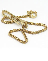 Badass Brass Gold 18'' Biker Wallet Chain Key Chain Wallet Chain Pants Chain For Men