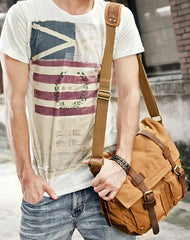 Canvas Leather Mens Vintage 14