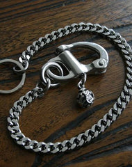 Handmade Solid Stainless Steel Wallet Chain Cool Punk Rock Biker Trucker Wallet Chain Trucker Wallet Chain for Men